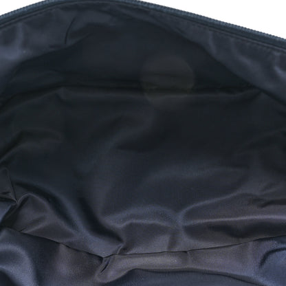 Prada Re-Nylon Saffiano Double Snap Buckle Zip Flap Shoulder Bag Bleu 7 of 12