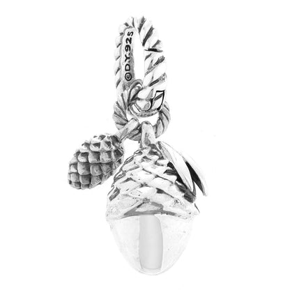 David Yurman Sterling Silver Acorn and Pine Cone Charm 1 of 3