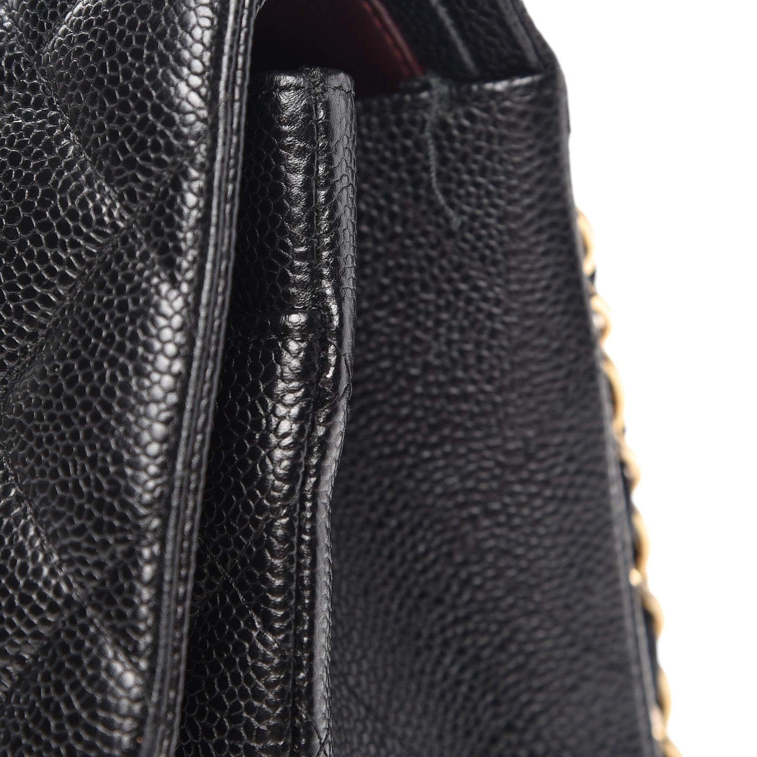 Chanel Caviar Quilted Jumbo Double Flap Black 11 of 12