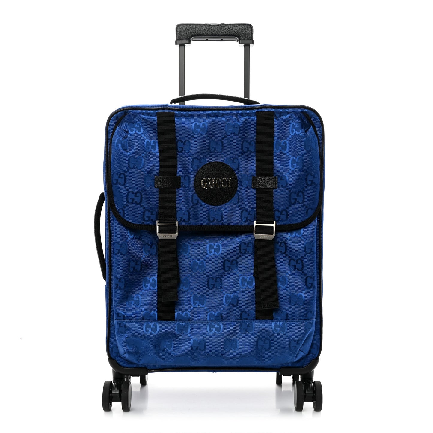 Econyl Nylon Monogram Off The Grid Suitcase Guilted Blue Black