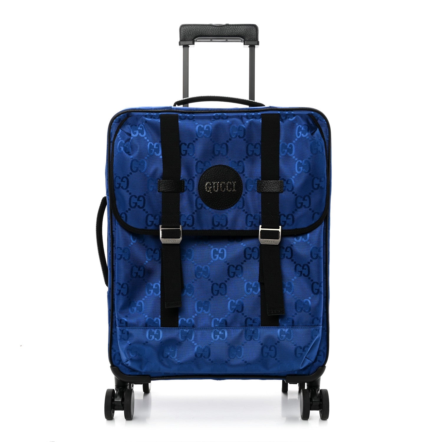 Gucci Econyl Nylon Monogram Off The Grid Suitcase Guilted Blue Black 1 of 11