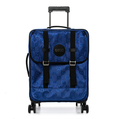 Gucci Econyl Nylon Monogram Off The Grid Suitcase Guilted Blue Black 1 of 11