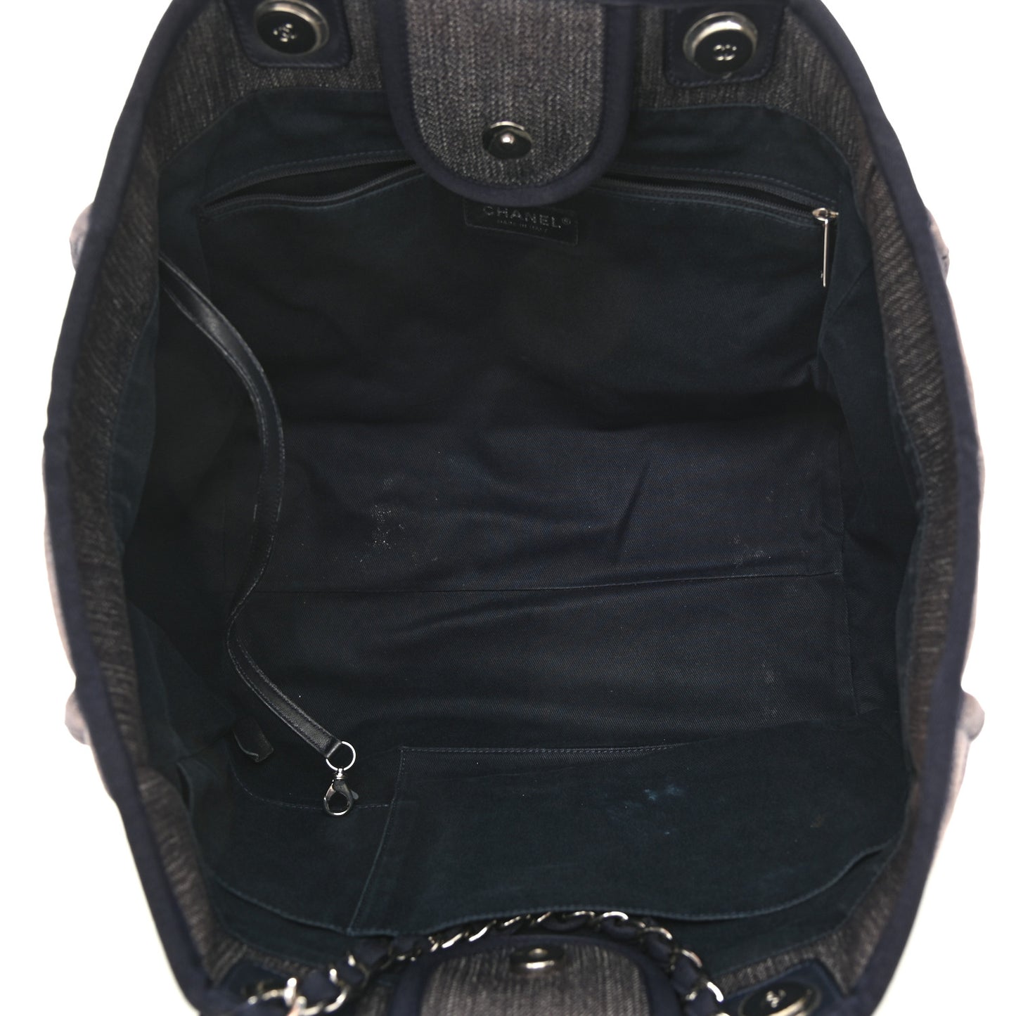 Canvas Medium Deauville Tote Grey