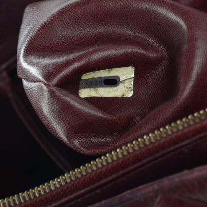Chanel Lambskin Quilted Shoulder Bag Bordeaux 14 of 14