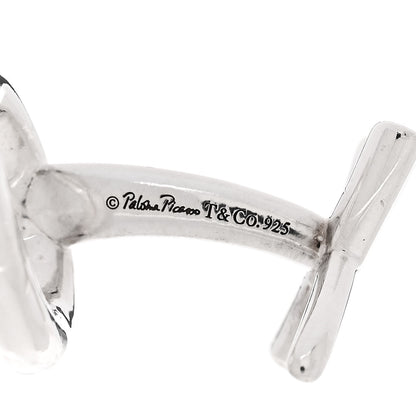 Tiffany Sterling Silver Paloma Picasso Graffiti XO Cufflinks 4 of 4