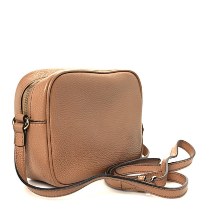 Gucci Pebbled Calfskin Small Soho Disco Bag Camelia 3 of 12