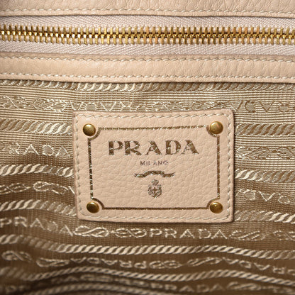 Prada Vitello Daino Side Pocket Hobo Sabbia 6 of 13