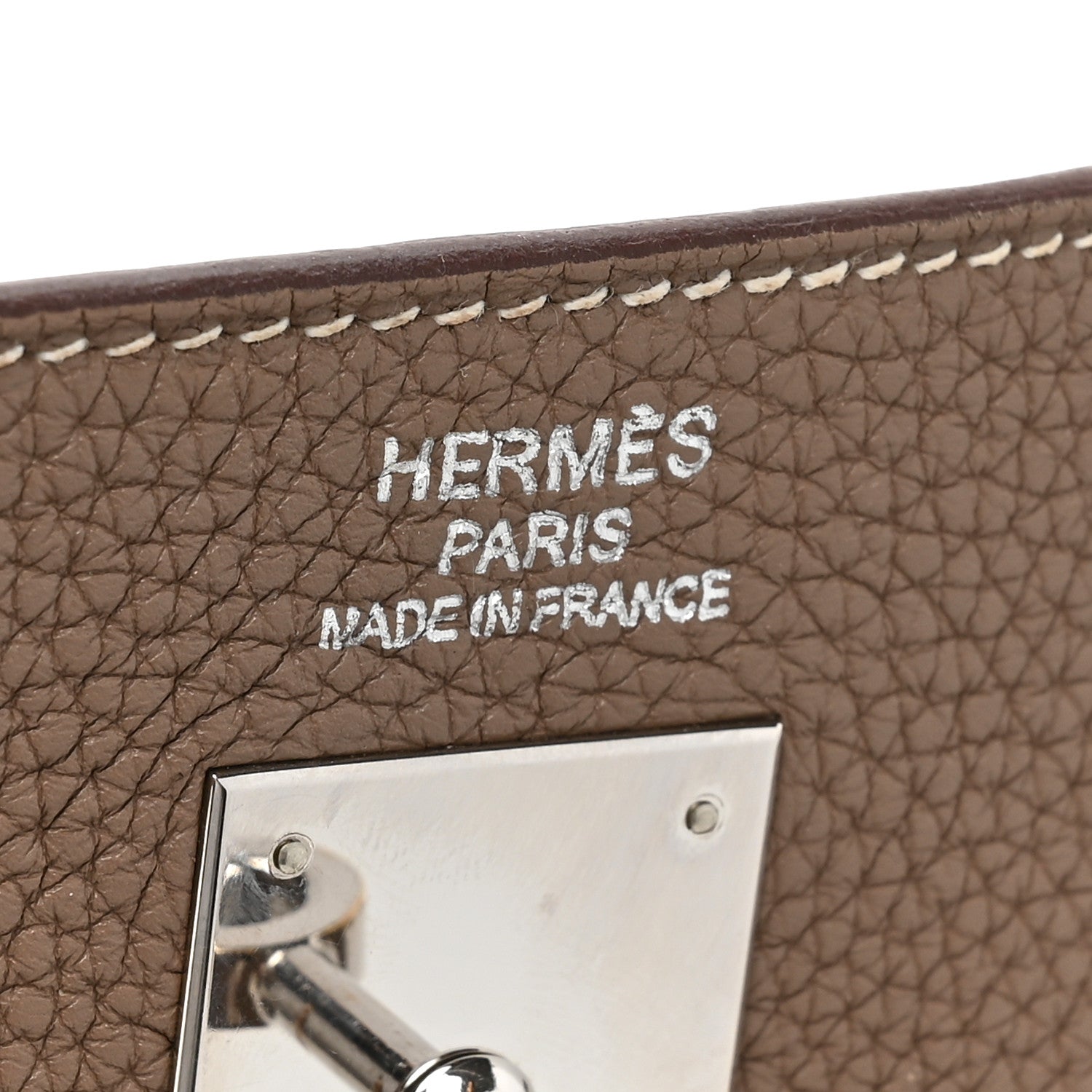Hermes Togo Kelly Retourne 35 Etoupe 6 of 15