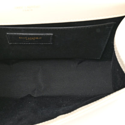 Saint Laurent Grain De Poudre Medium Monogram Kate Satchel Crema Soft 5 of 16