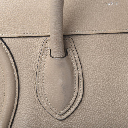 Celine Drummed Calfskin Mini Luggage Dune 7 of 23