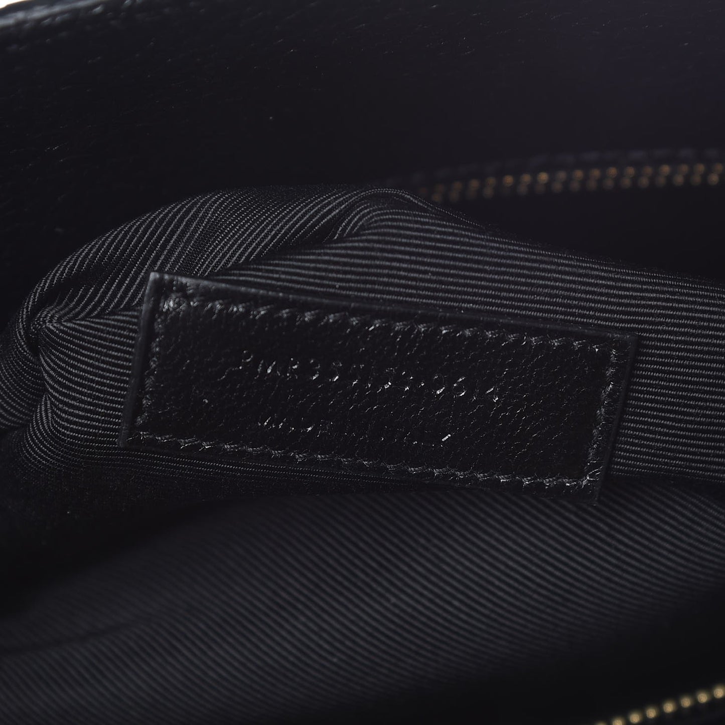 Grained Calfskin Small Sac De Jour Black
