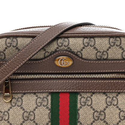 Gucci GG Supreme Monogram Web Mini Ophidia Shoulder Bag Brown 8 of 10