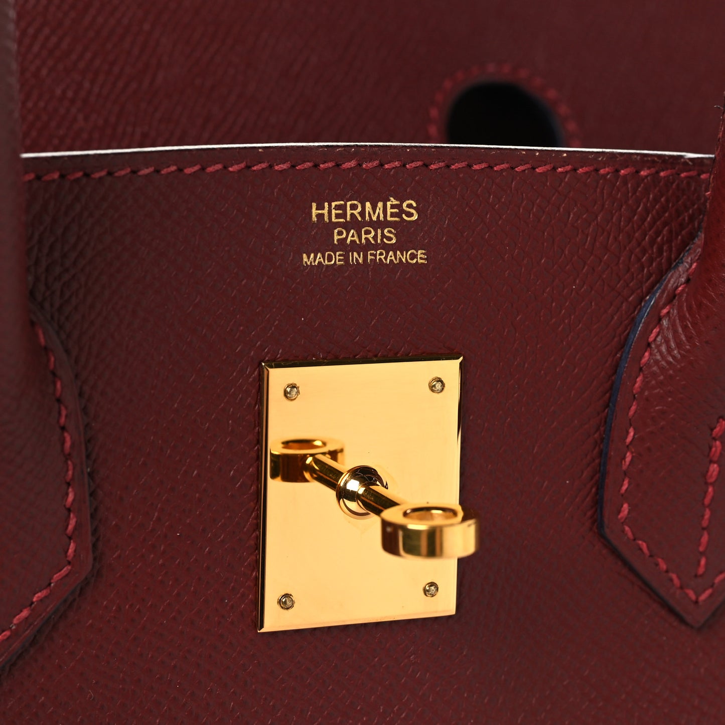 Epsom Birkin 30 Rouge H