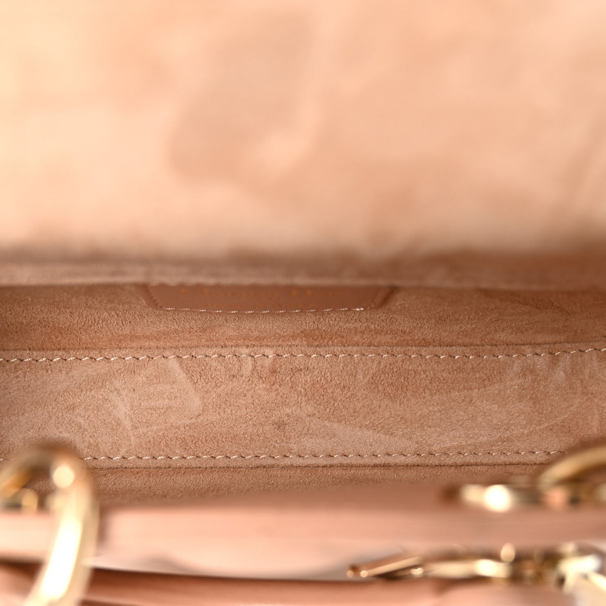 Christian Dior Lambskin Cannage Micro Lady D-Joy Rose Des Vents 5 of 11