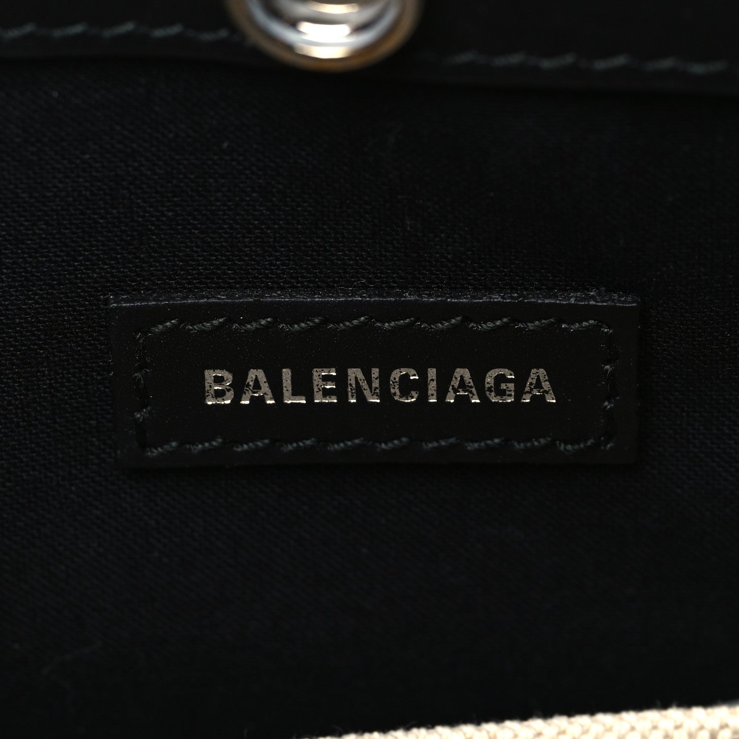 Balenciaga Cotton Canvas Pochette Crossbody Bag Black 7 of 10