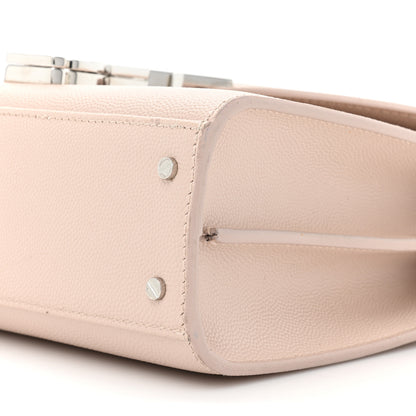Saint Laurent Grain de Poudre Mini Classic Monogram Cassandra Top Handle Marble Pink 8 of 14