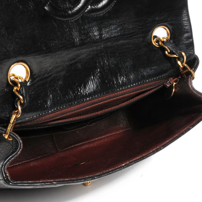 Chanel Lambskin Quilted Mini Square Flap Black 5 of 9