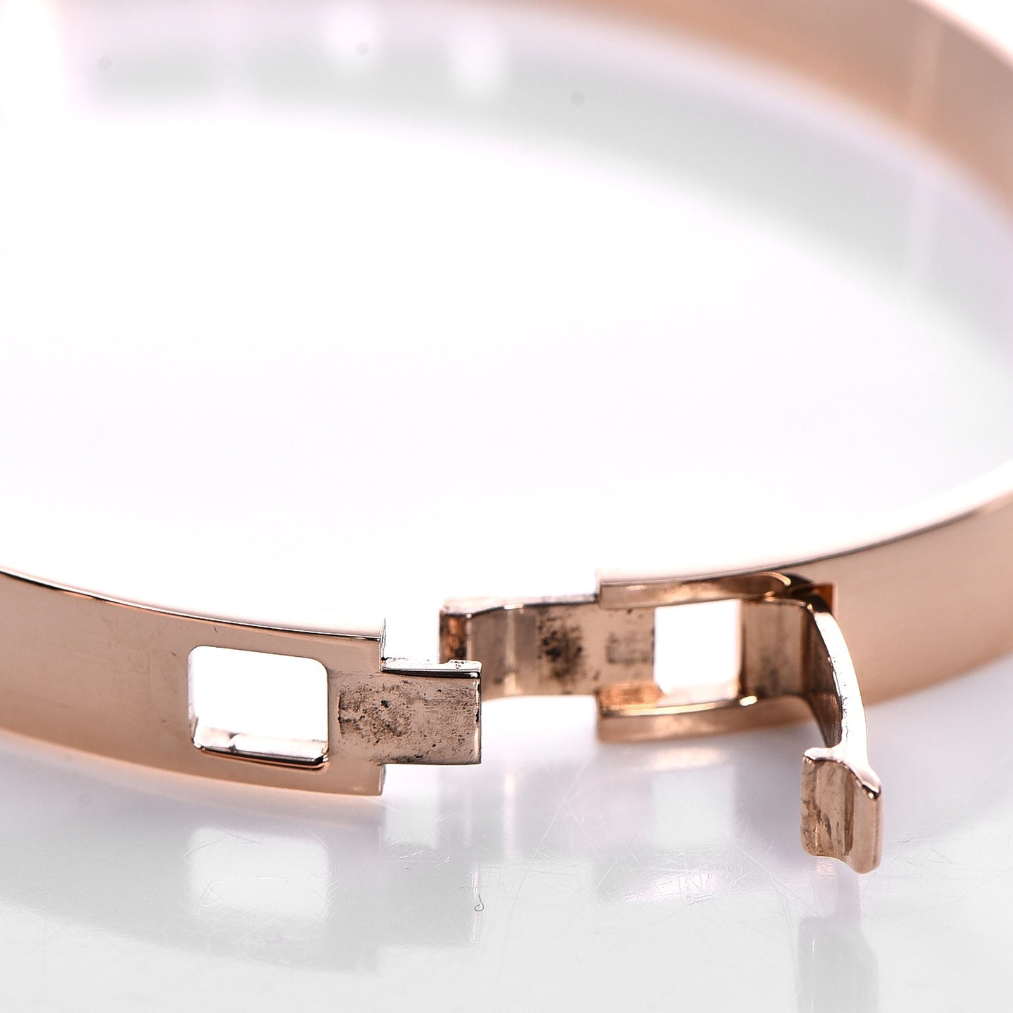 18K Rose Gold Diamond PM H D'Ancre Bracelet SH