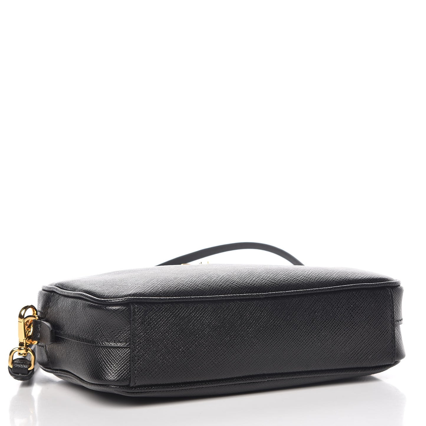 Saffiano Small Camera Crossbody Bag Black