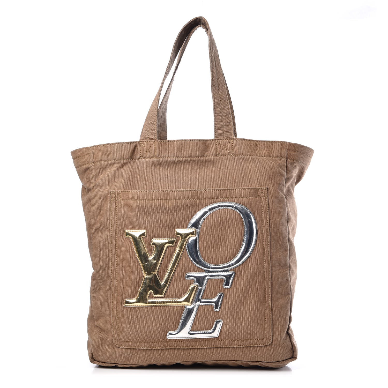Louis Vuitton Canvas Thats LVoe Tote Kaki 1 of 18