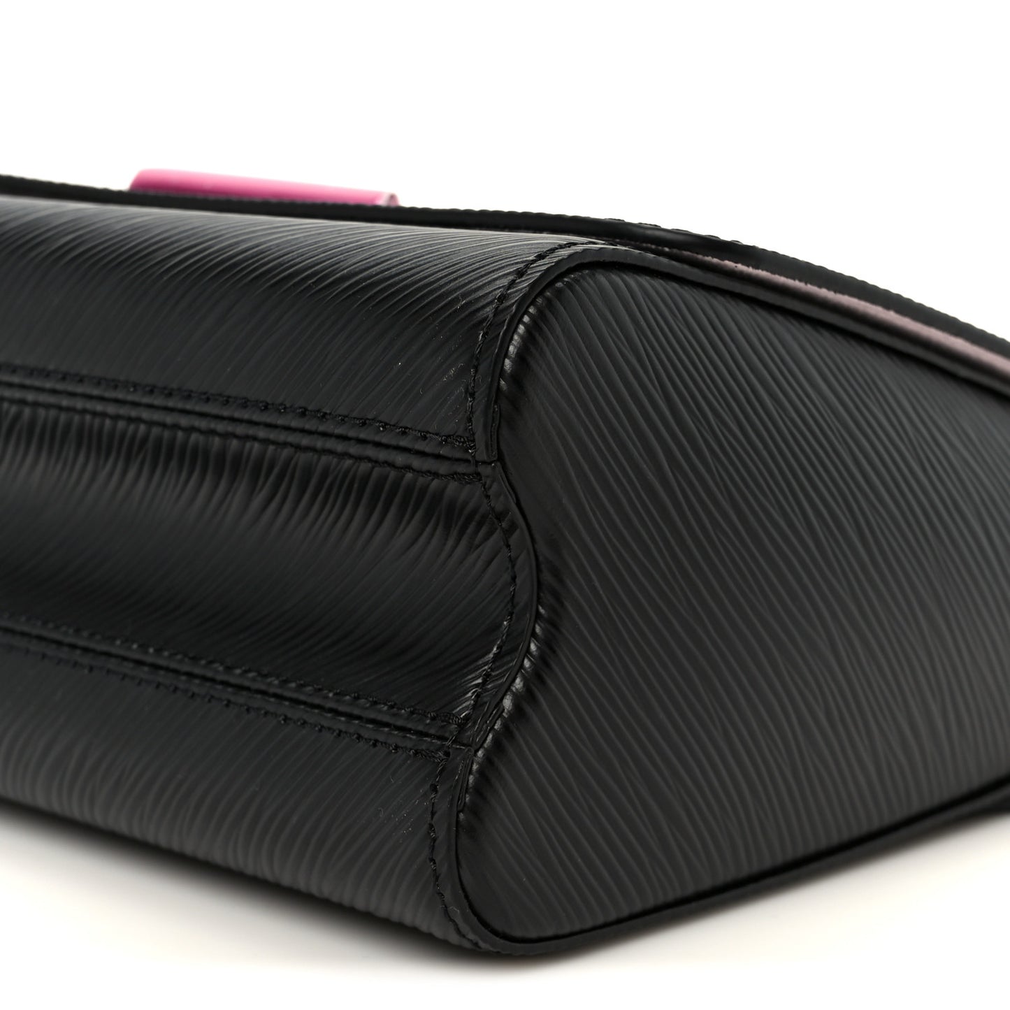 Epi Twist Shoulder Bag MM Black Rose
