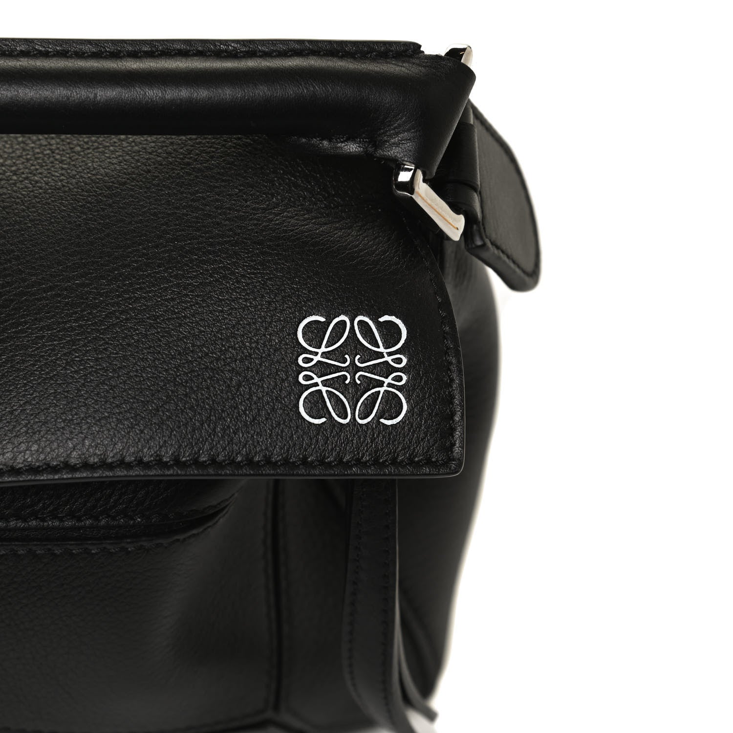 Loewe Calfskin Small Puzzle Bag Black 7 of 12