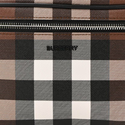 Burberry E-canvas Check Bum Bag Dark Birch Brown 9 of 11