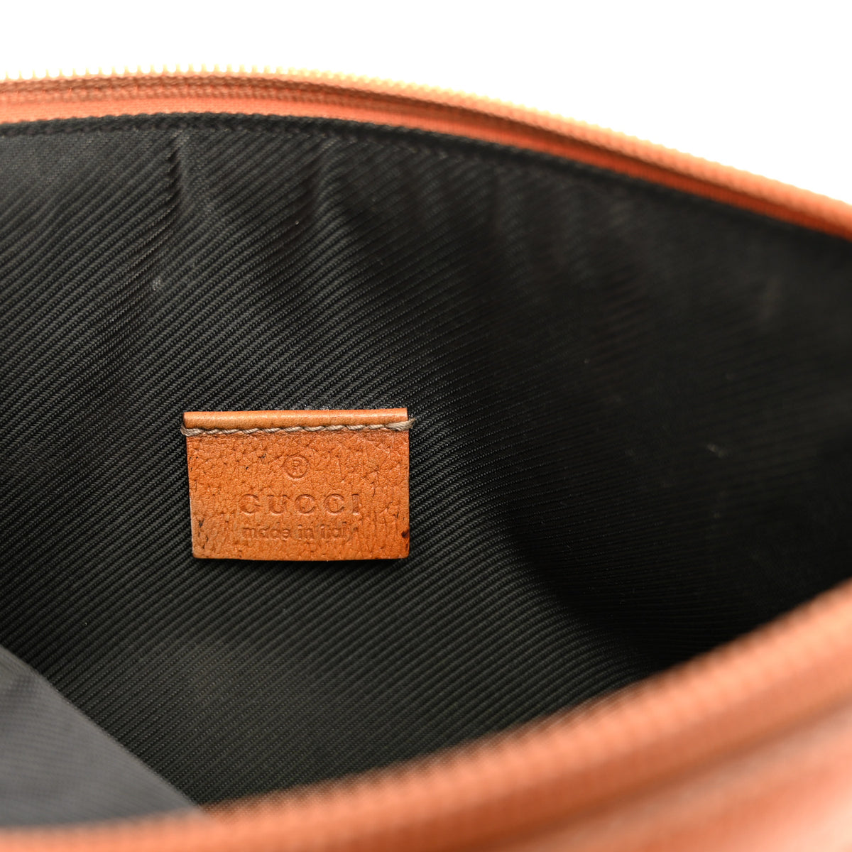 Gucci Monogram D Ring Cosmetic Case Light Brown 6 of 12