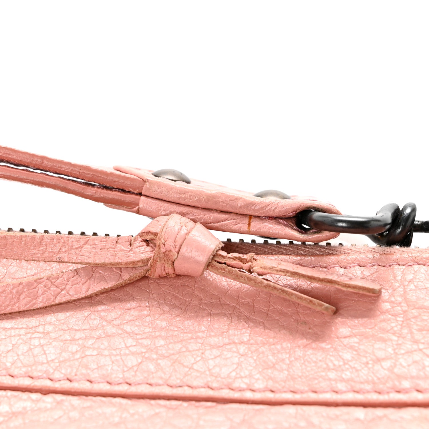 Balenciaga Agneau Classic Hardware Flat Handle Clutch Rose Peche 14 of 15