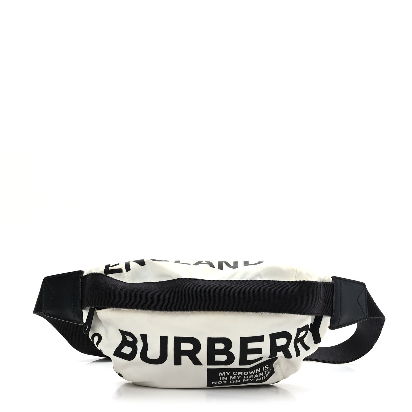 Nylon Logo Print Medium Sonny Bum Bag White
