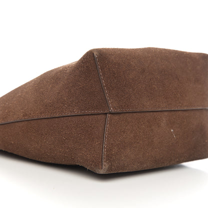 Mansur Gavriel Suede Mini Bucket Bag Chocolate 8 of 10