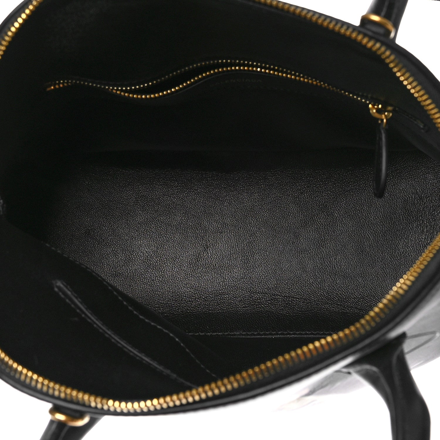 Balenciaga Soft Calfskin Puppy And Kitten S Ville Top Handle Bag Black 5 of 8