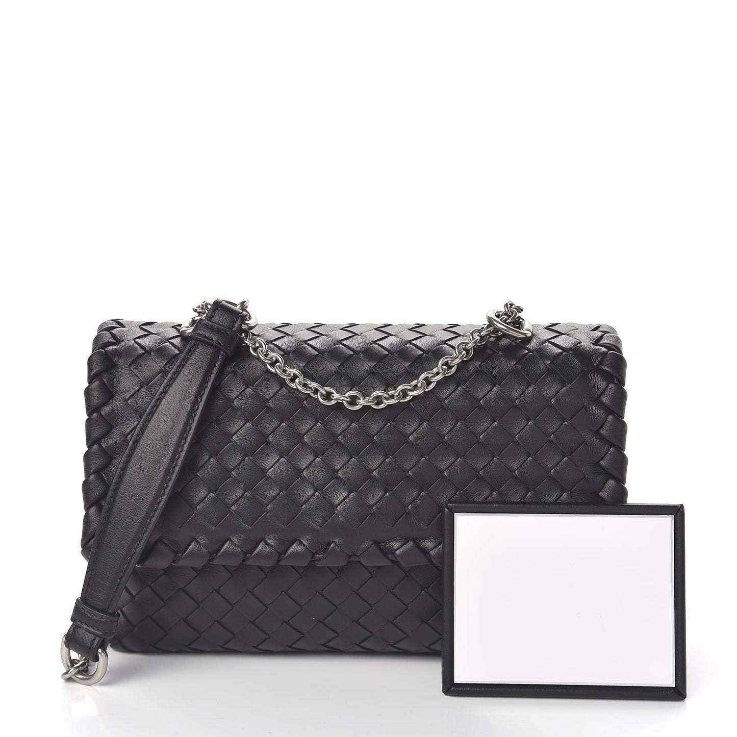 Nappa Intrecciato Baby Olimpia Shoulder Bag Tourmaline
