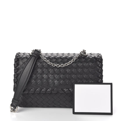 Bottega Veneta Nappa Intrecciato Baby Olimpia Shoulder Bag Tourmaline 10 of 10