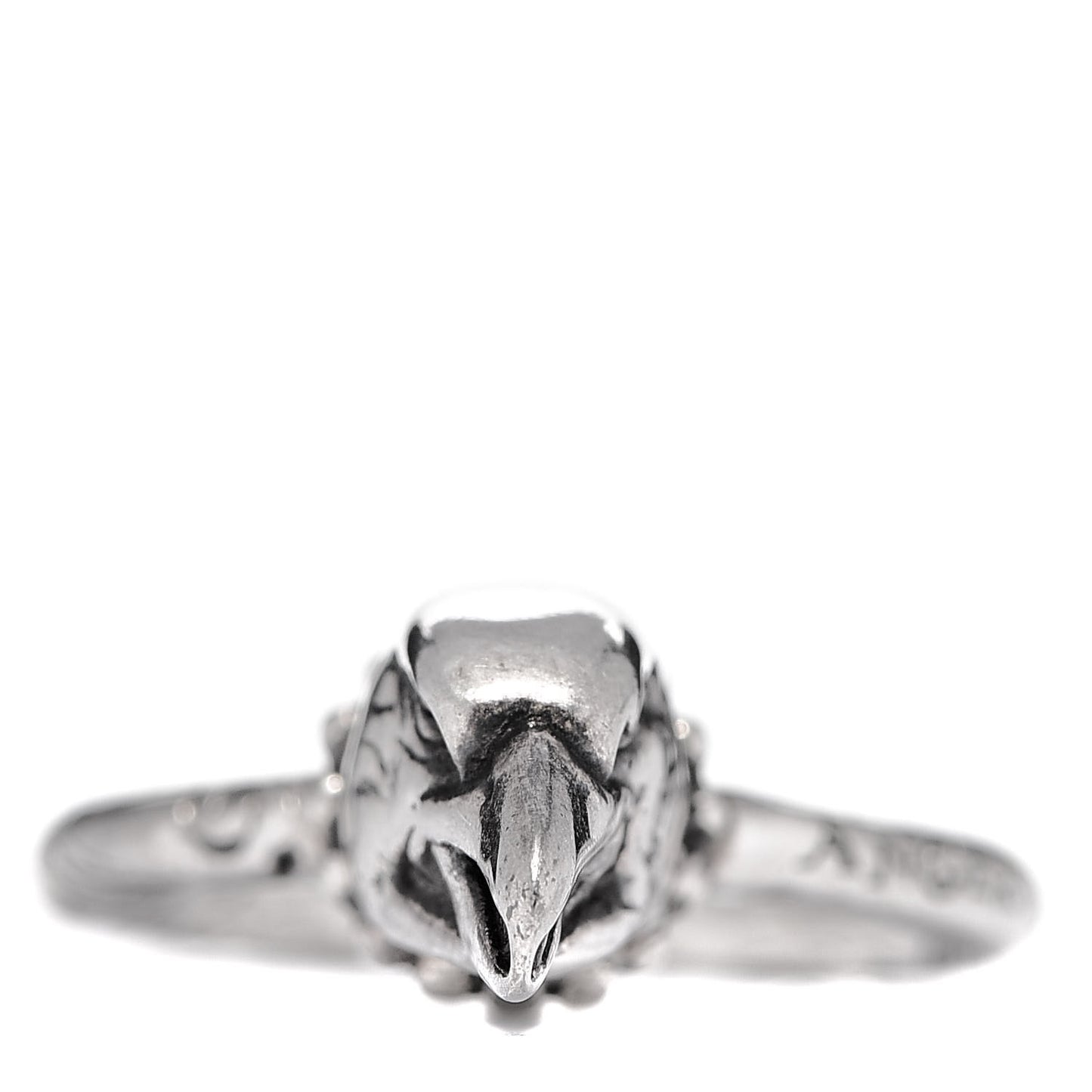 Sterling Silver Anger Forest Eagle Head Ring 61 9.5