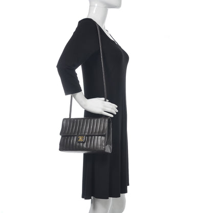 Chanel Lambskin Vertical Quilt Medium Flap Brown 2 of 22