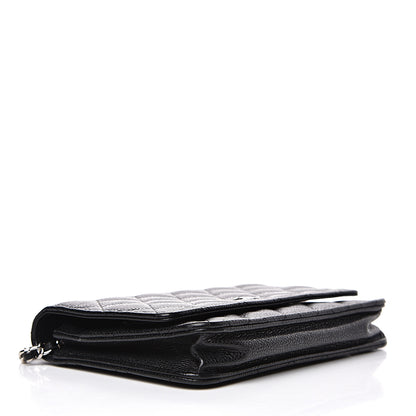 Chanel Caviar Quilted Wallet On Chain WOC Black 3 of 11