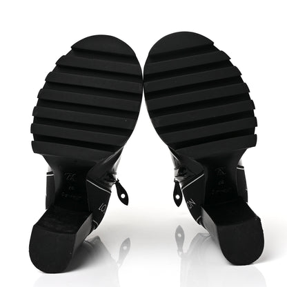 Louis Vuitton Glazed Calfskin Star Trail Ankle Boots 37 Black 5 of 6