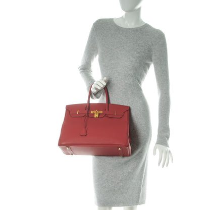 Hermes Togo Birkin 35 Vermillion 2 of 35