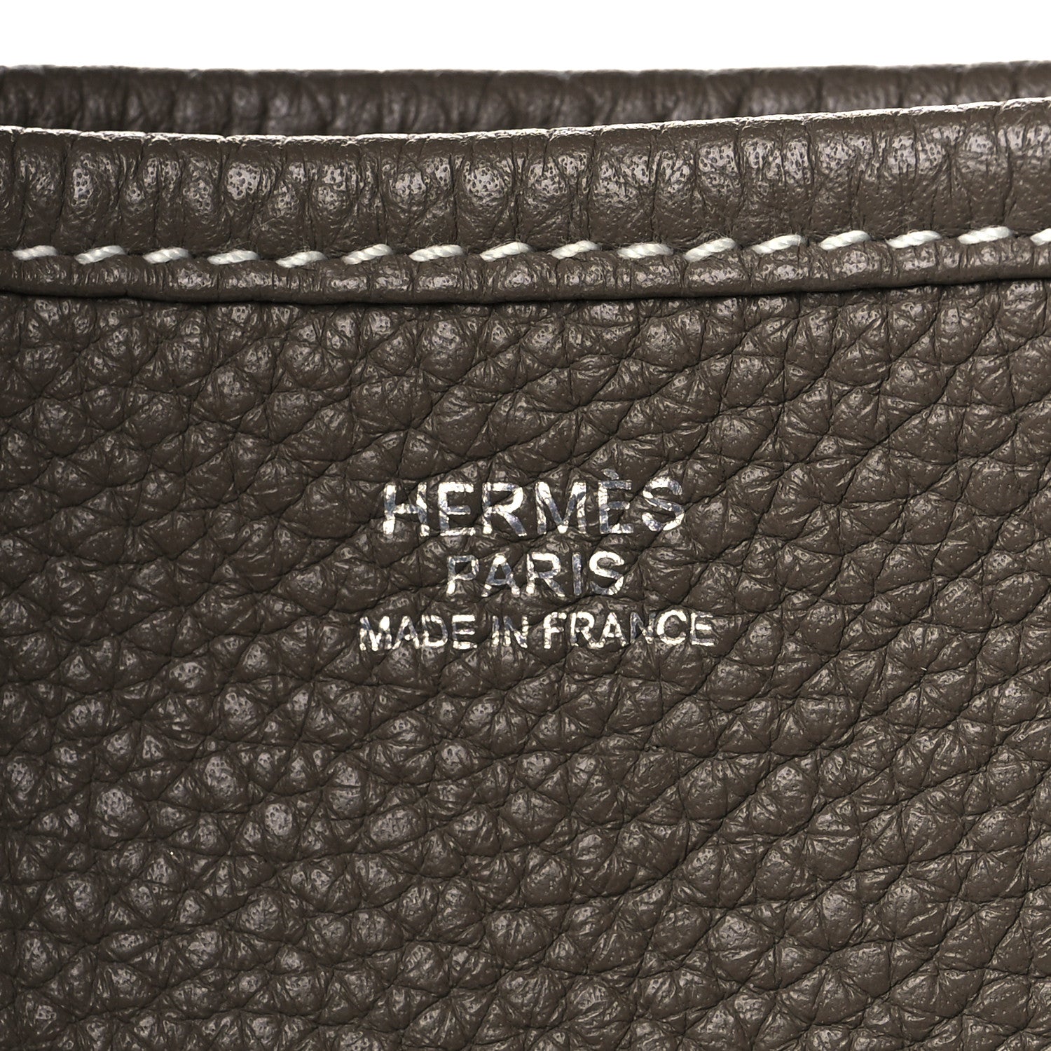 Hermes Taurillon Clemence Evelyne III TGM Etoupe 6 of 10