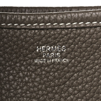 Hermes Taurillon Clemence Evelyne III TGM Etoupe 6 of 10