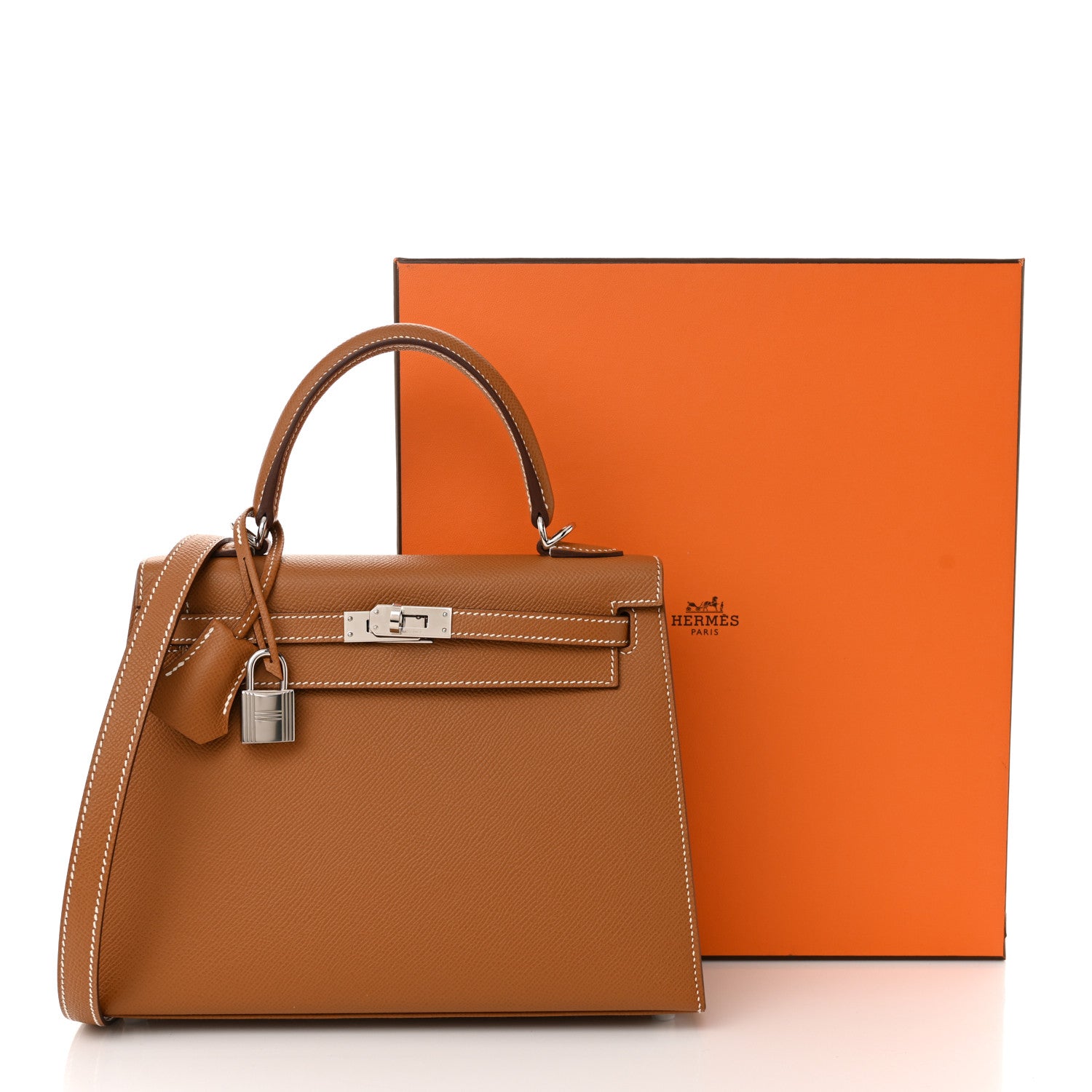 Hermes Epsom Kelly Sellier 25 Gold 11 of 11