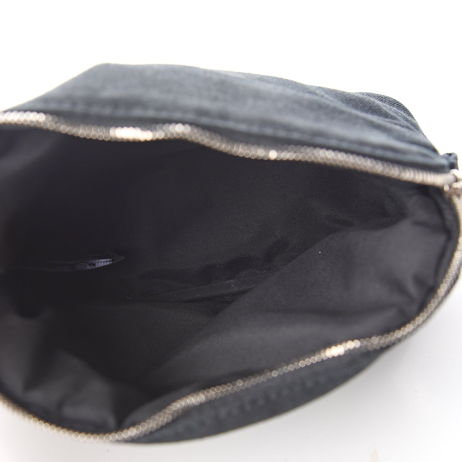 Hermes Cotton Canvas Mini Bolide Travel Cosmetic Pouch Black 4 of 8