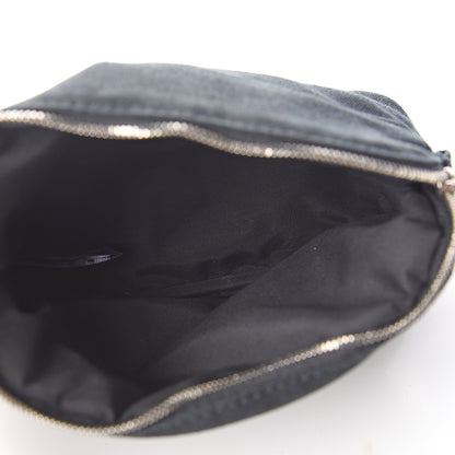 Hermes Cotton Canvas Mini Bolide Travel Cosmetic Pouch Black 4 of 8
