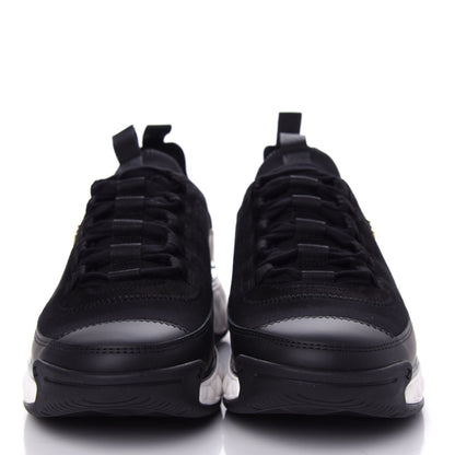 Chanel Velvet Calfskin Mixed Fibers CC Sneakers 38 Black 2 of 11