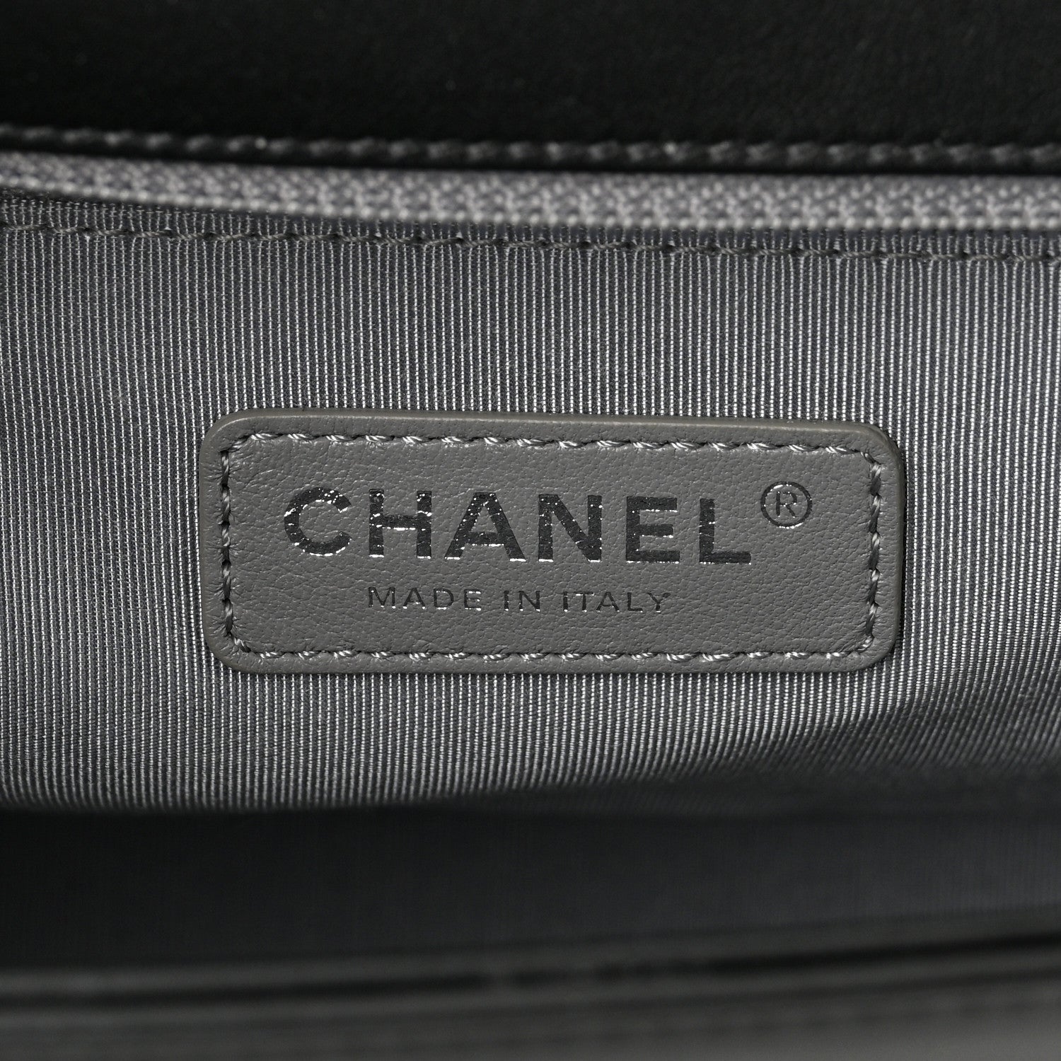 Chanel Lambskin Chevron Quilted New Medium Boy Flap Black 5 of 10