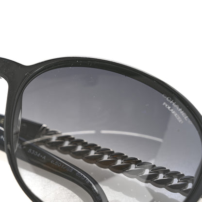 Chanel Acetate Chain Sunglasses 5304-A Black 9 of 9