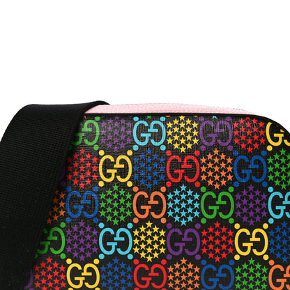 Gucci GG Supreme Monogram Psychedelic Camera Bag Pink 7 of 9