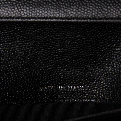 Chanel Caviar Sevruga Yen Wallet Black 7 of 8