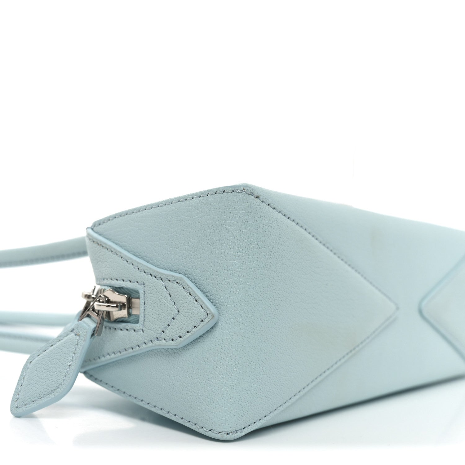 Alaia Goatskin Small Le Teckel Bag Sky Blue 9 of 10
